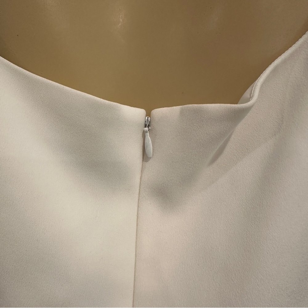 Vintage Badgley Mischka Formal Dress Sz 12 Column Mermaid Color Block - Picture 7 of 8